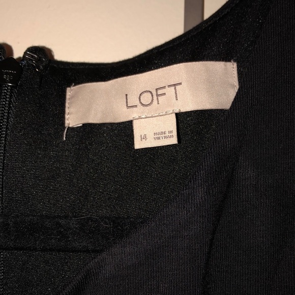 Ann Taylor LOFT Cold Shoulder Dress Size 14 - Picture 4 of 6